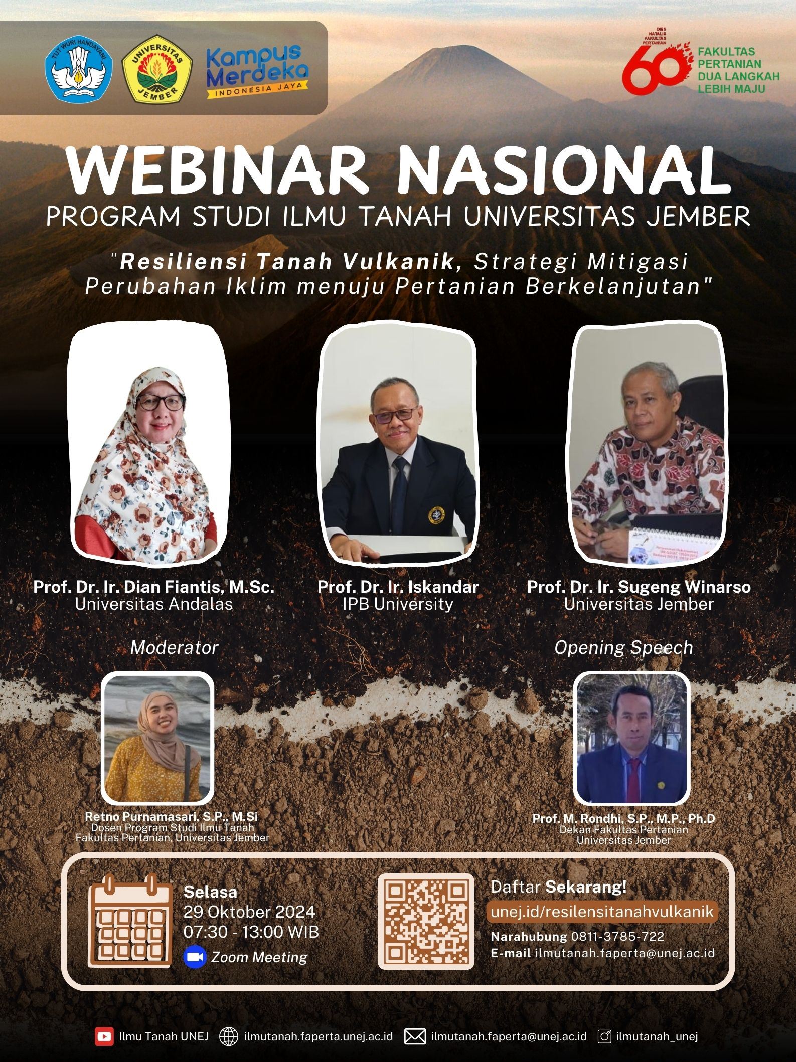 Pendaftaran Webinar Nasional PS Ilmu Tanah