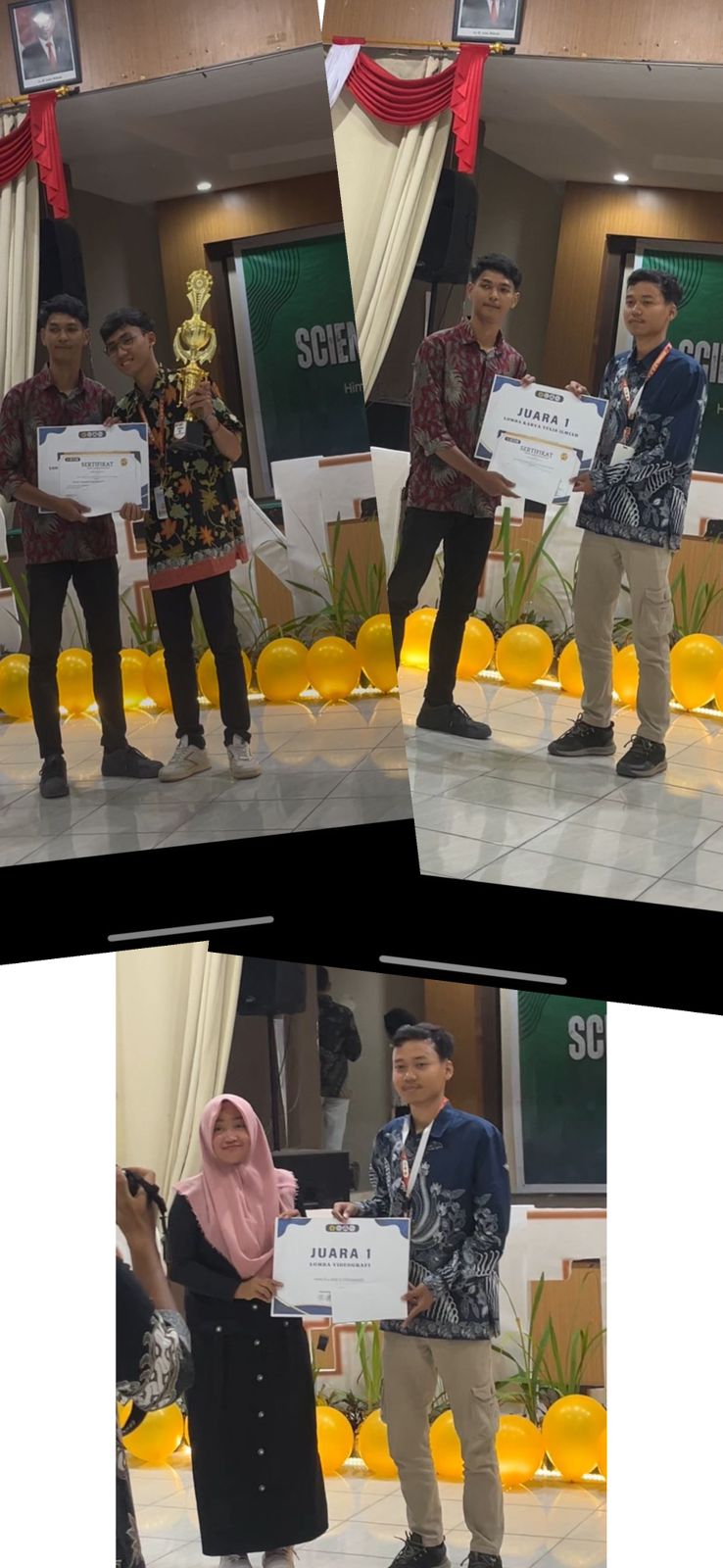 Lagi, Ilmu Tanah Universitas Jember kembali memborong Juara dalam Acara Bergengsi “Tekstur x Scientist”